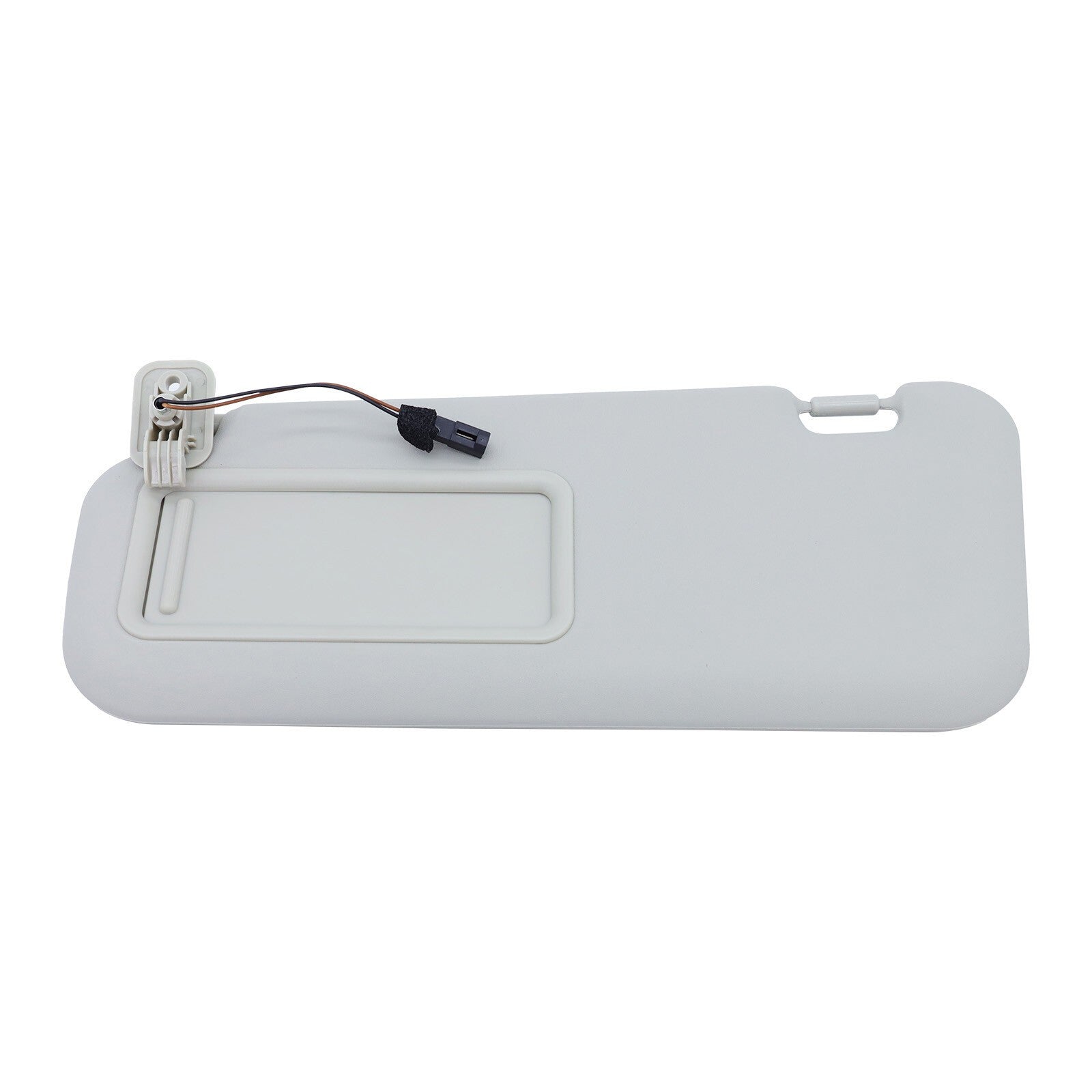 Gray Left Driver Side Sun Visor W/ Light For 2010 2011 - 2013 Mazda 3 Hatchback