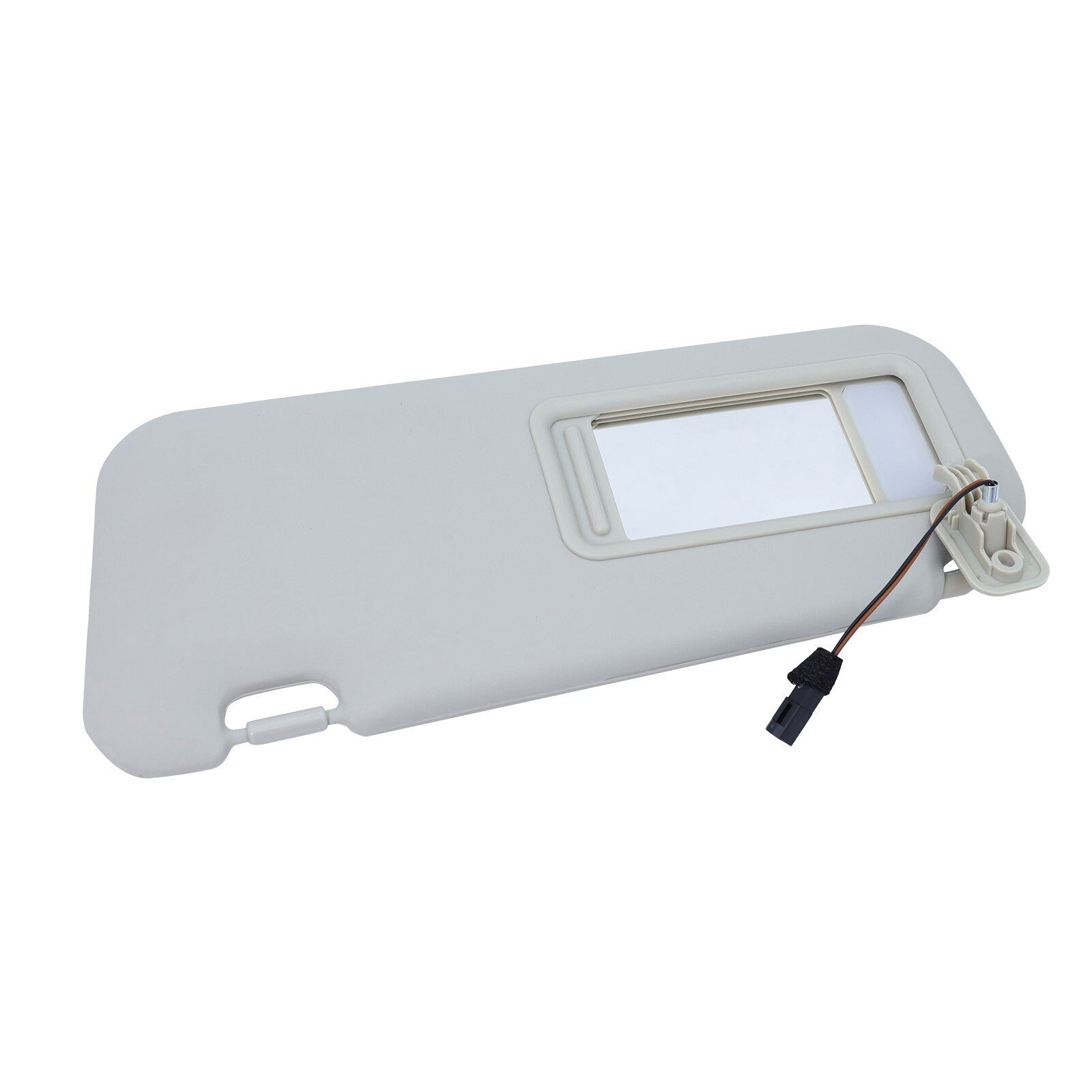 Gray Left Driver Side Sun Visor W/ Light For 2010 2011 - 2013 Mazda 3 Hatchback