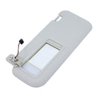 Gray Left Driver Side Sun Visor W/ Light For 2010 2011 - 2013 Mazda 3 Hatchback
