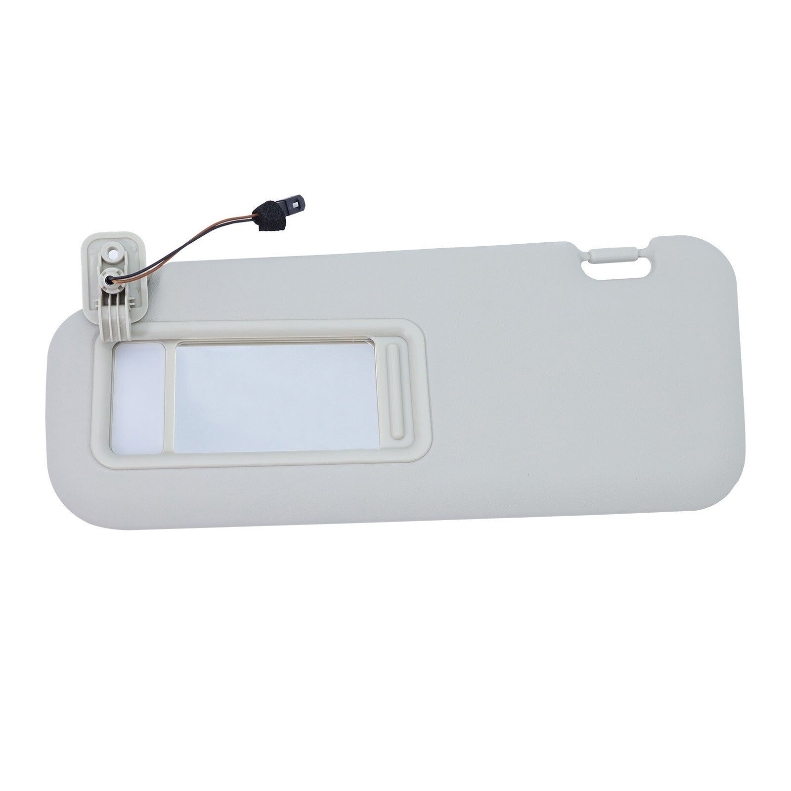 Gray Left Driver Side Sun Visor W/ Light For 2010 2011 - 2013 Mazda 3 Hatchback