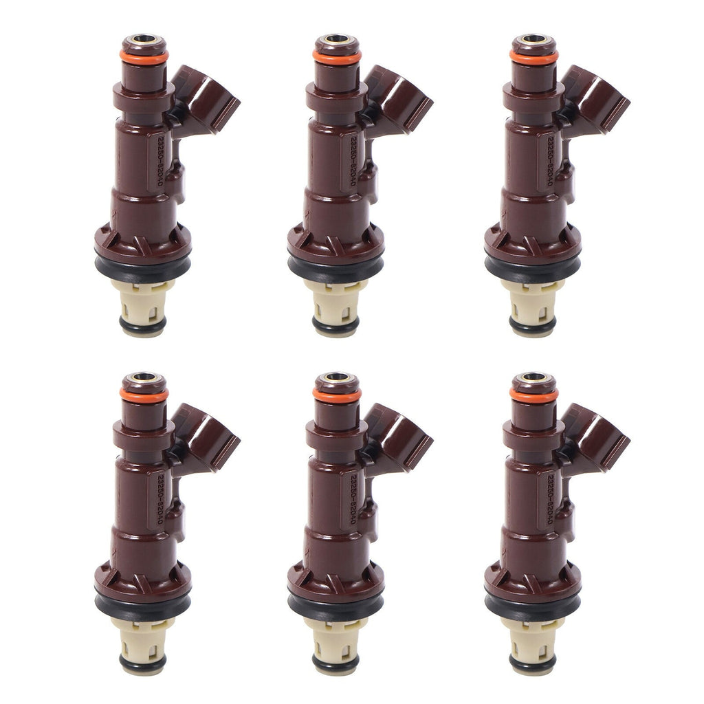 6x Fuel Injectors 23250-62040 For 99-04 Toyota Tacoma Tundra 4Runner V6 3.4L