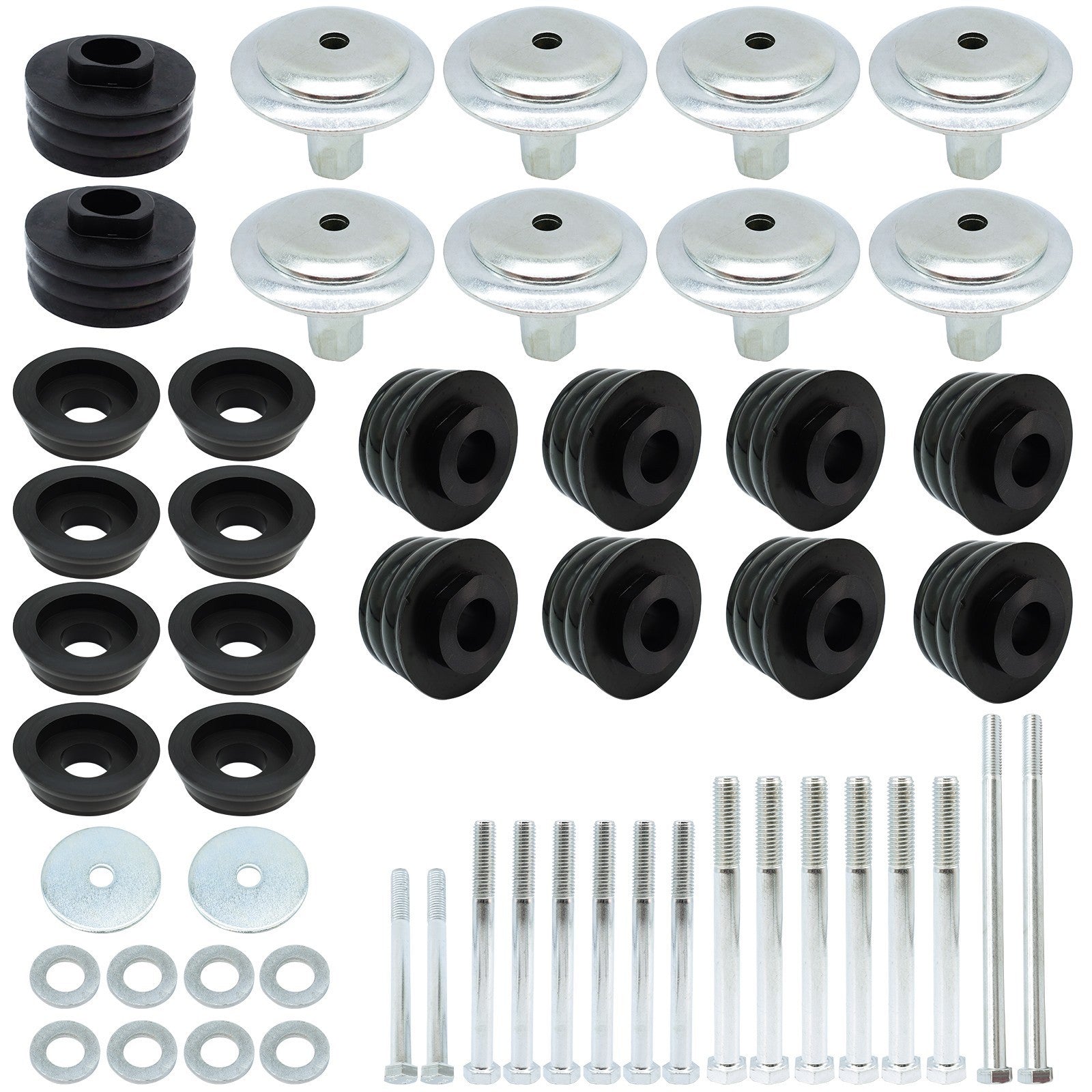 KF04060BK Body Cab Mount Bushing Kit For Ford F250 F350 Super Duty 2/4WD 08-16