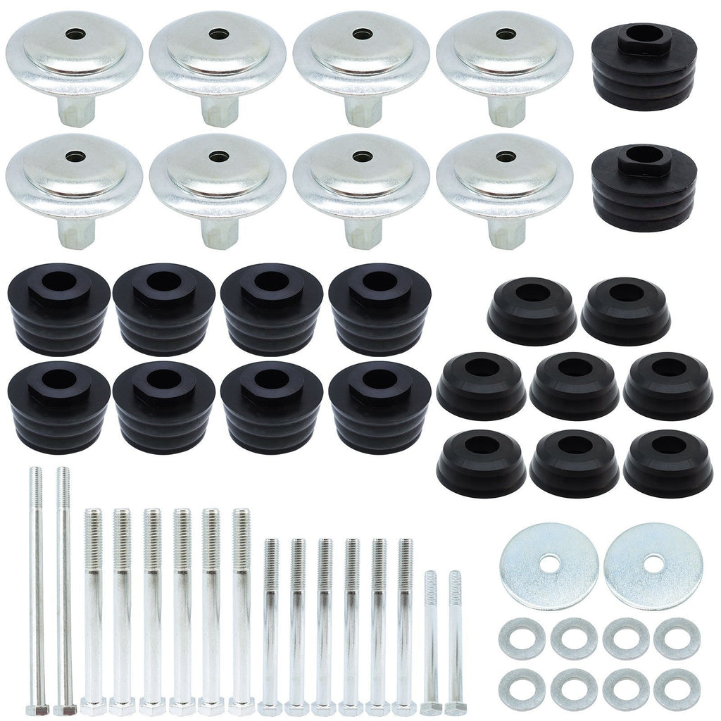 KF04060BK Body Cab Mount Bushing Kit For Ford F250 F350 Super Duty 2/4WD 08-16