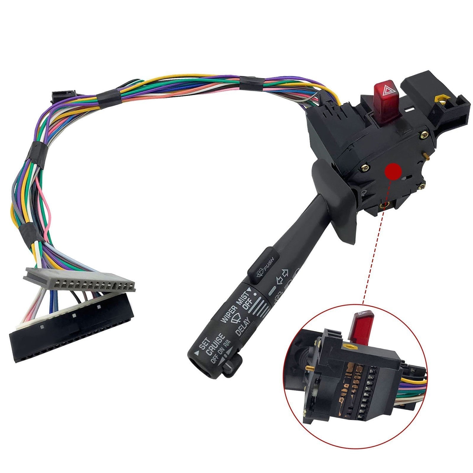 Wiper Turn Signal Lever Switch Cruise Control For Chevy GMC Tahoe Suburban C1500