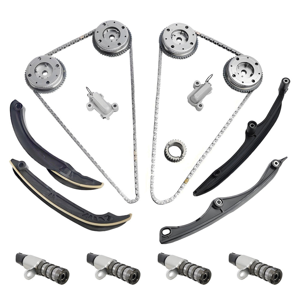For Ford F150 3.5L Expedition HL3Z6268A W/4PCS VVT solenoid Timing chain kit