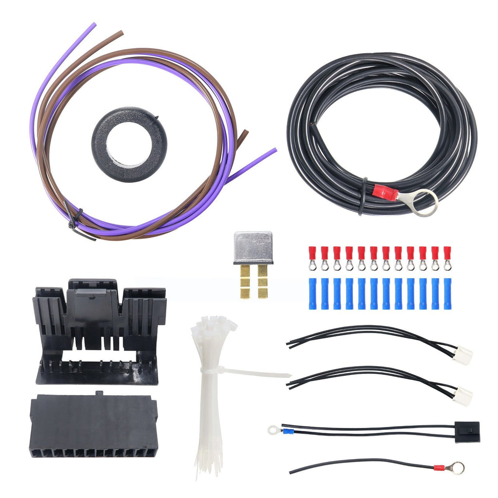 Universal 21 Circuit Wiring Harness kit For Ford Hotrods Long Wires Chevy Mopar