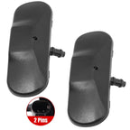 Pair Heated Windshield Washer Spray Nozzle For VW Golf Jetta Bettle Touarge Eos