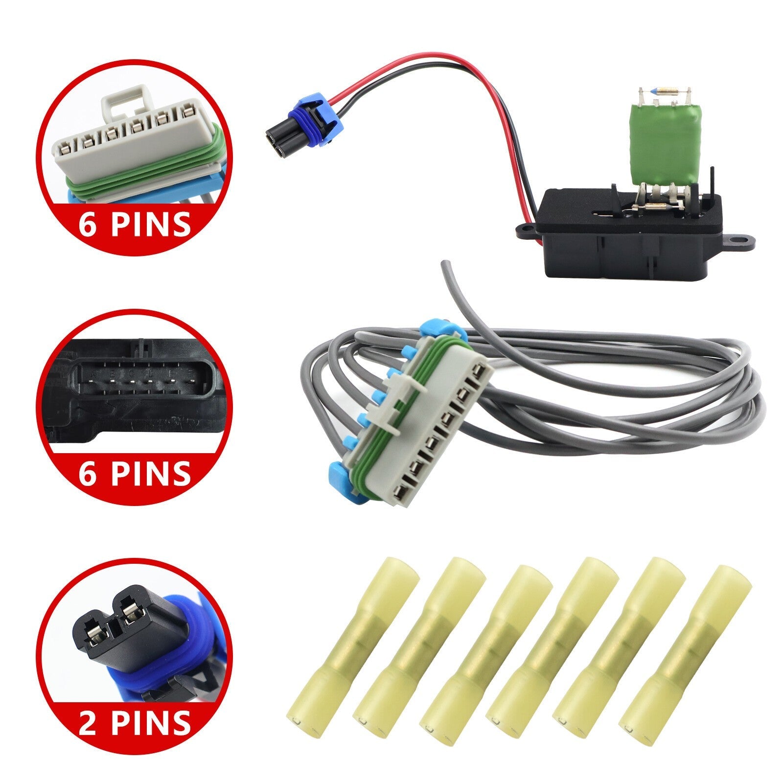 New Replacement HVAC Blower Motor Resistor 158617 For GMC C4500 Chevrolet 4.8L