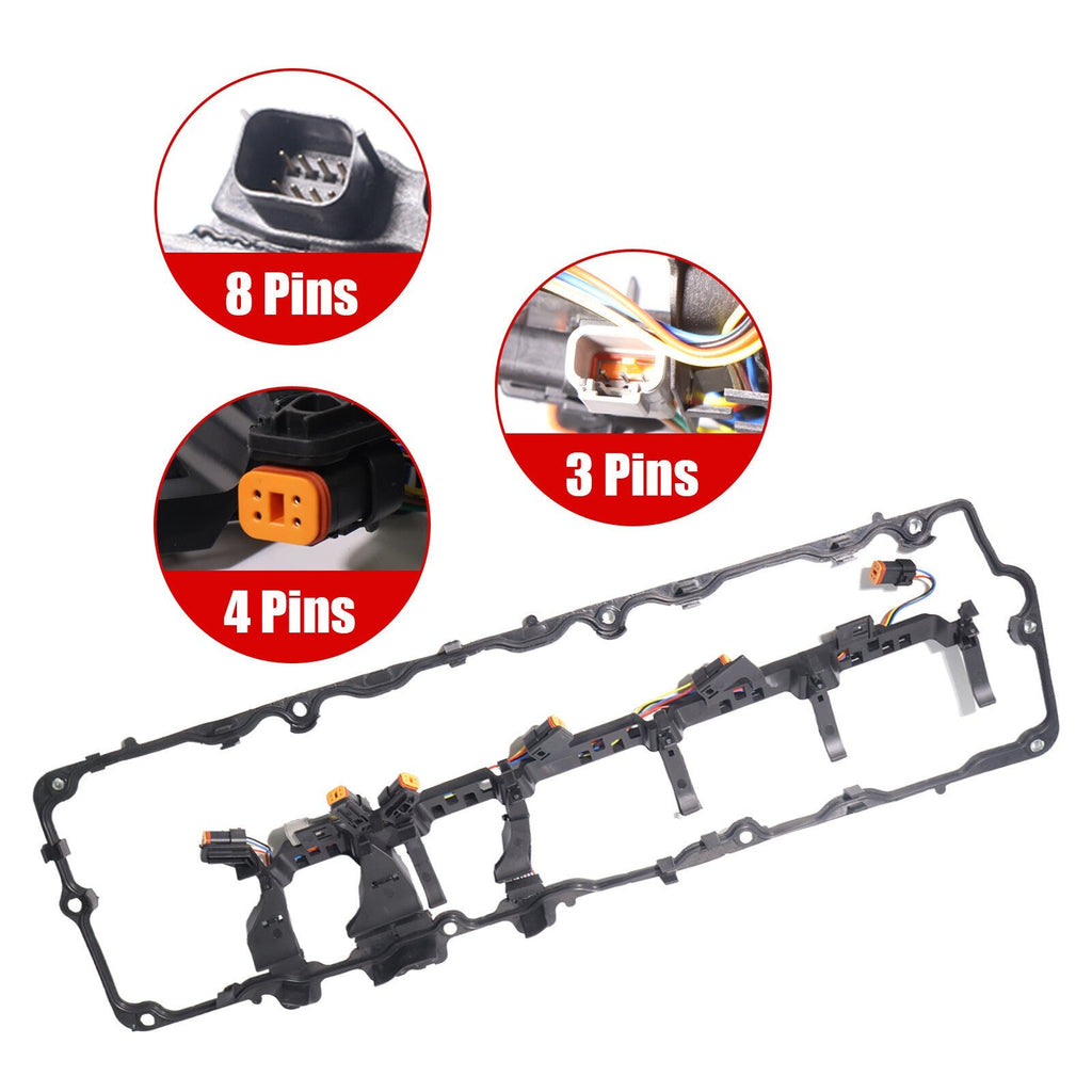 Valve Cover Gasket Harness 1842380C95 For International Truck 04-07 DT466E / 530
