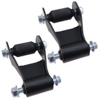 Pair Of 2 Rear Leaf Spring Shackle Kit Left & Right For 97-11 Ford F150 F250