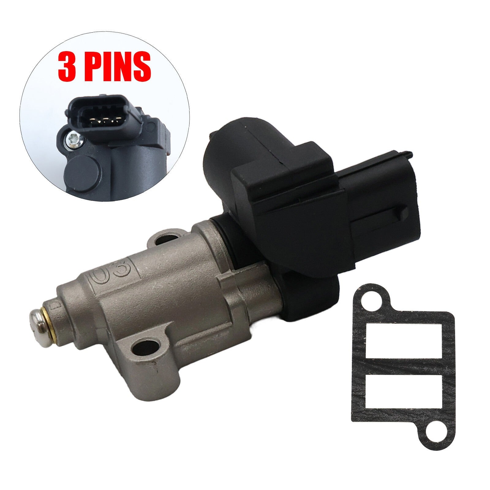 Idle Air Control Valve Speed Stabilizer W/Gasket For 06-11 Hyundai Kia RIO 1.6L