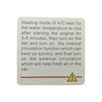A/C Heater Control Panel Switch For Chevrolet C1500 C2500 C3500 16231175
