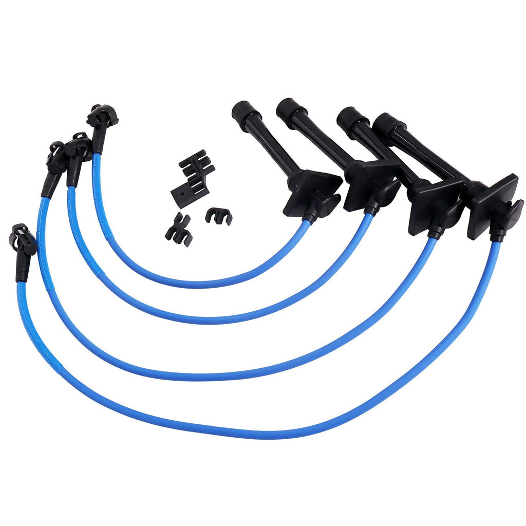 New 4 x Spark Plug Wires For Toyota Corolla 1.8L Celica Geo l4 GAS 9091922327