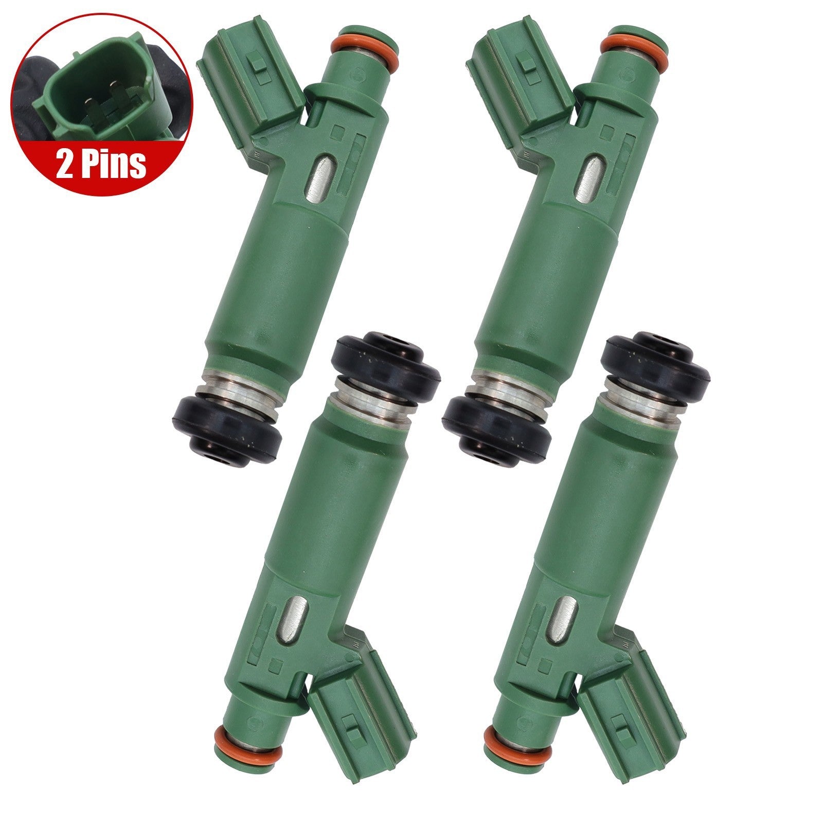 4Pcs Fuel Injectors 23250-22040 For 2000-2006 Toyota Corolla Matrix Celica 1.8L