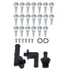 2 Red ALUMINUM Valve Cover Kit for 02-09 NISSAN Altima Maxima Murano Quest 3.5L