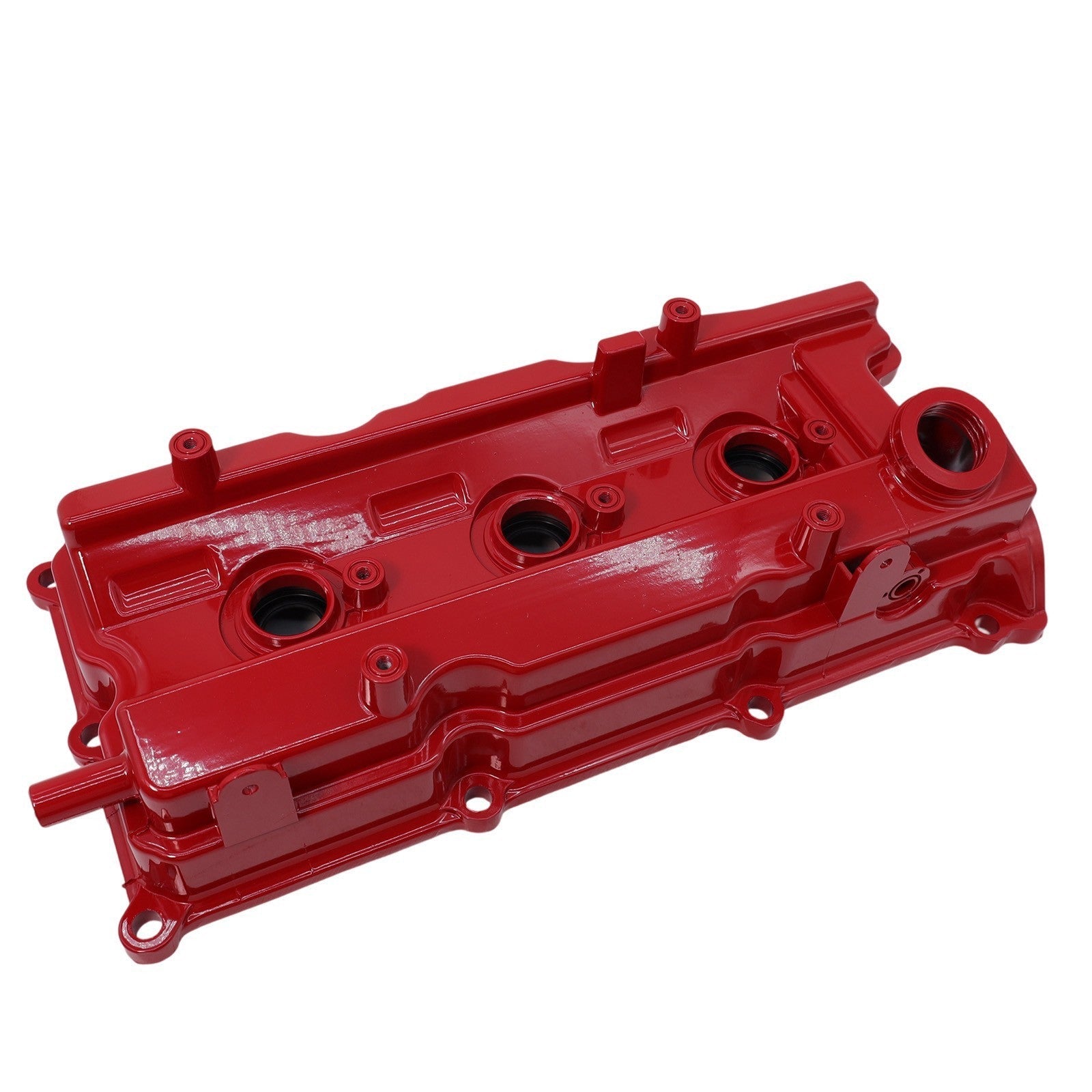 2 Red ALUMINUM Valve Cover Kit for 02-09 NISSAN Altima Maxima Murano Quest 3.5L
