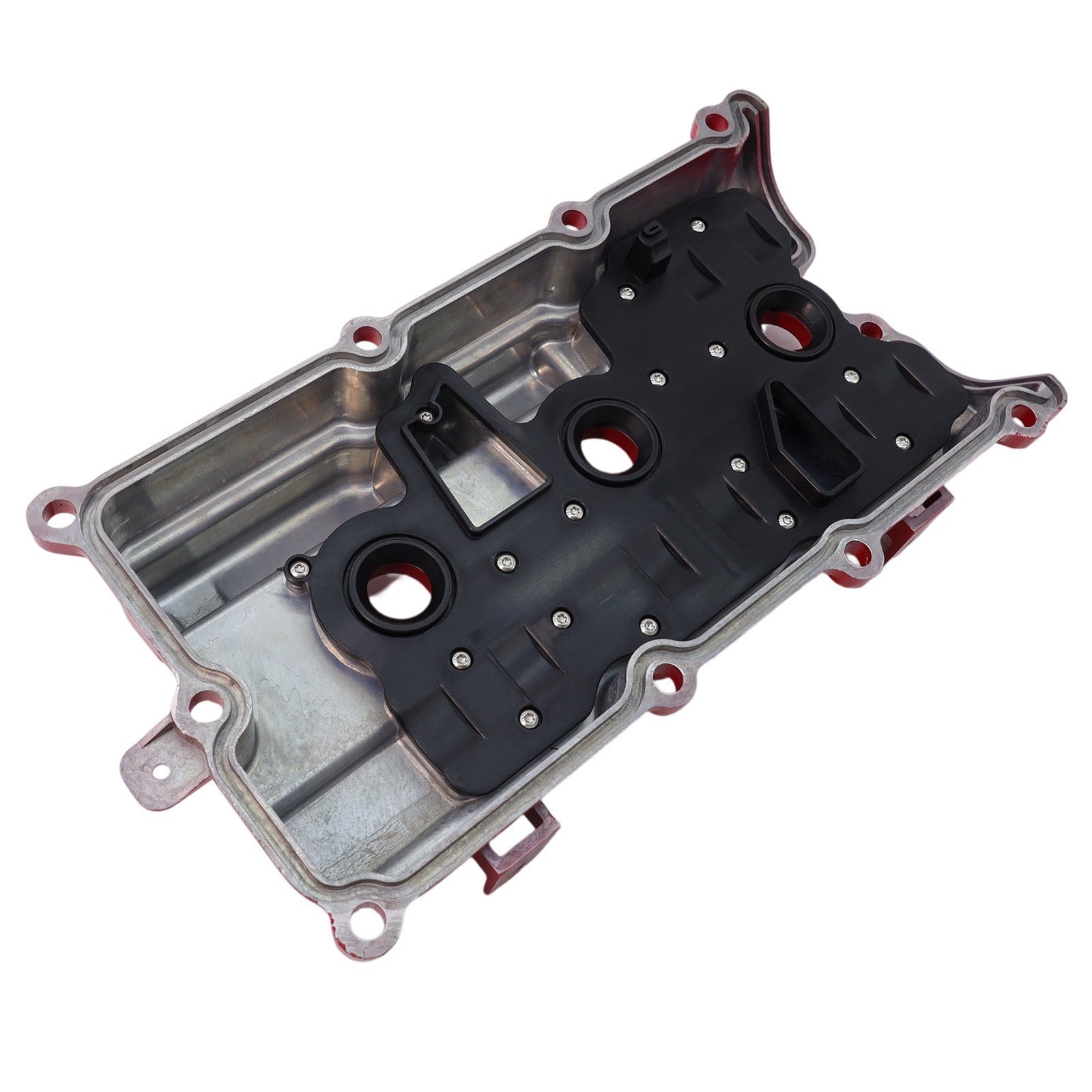 2 Red ALUMINUM Valve Cover Kit for 02-09 NISSAN Altima Maxima Murano Quest 3.5L
