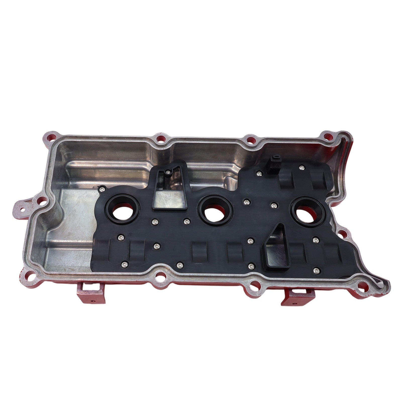 2 Red ALUMINUM Valve Cover Kit for 02-09 NISSAN Altima Maxima Murano Quest 3.5L