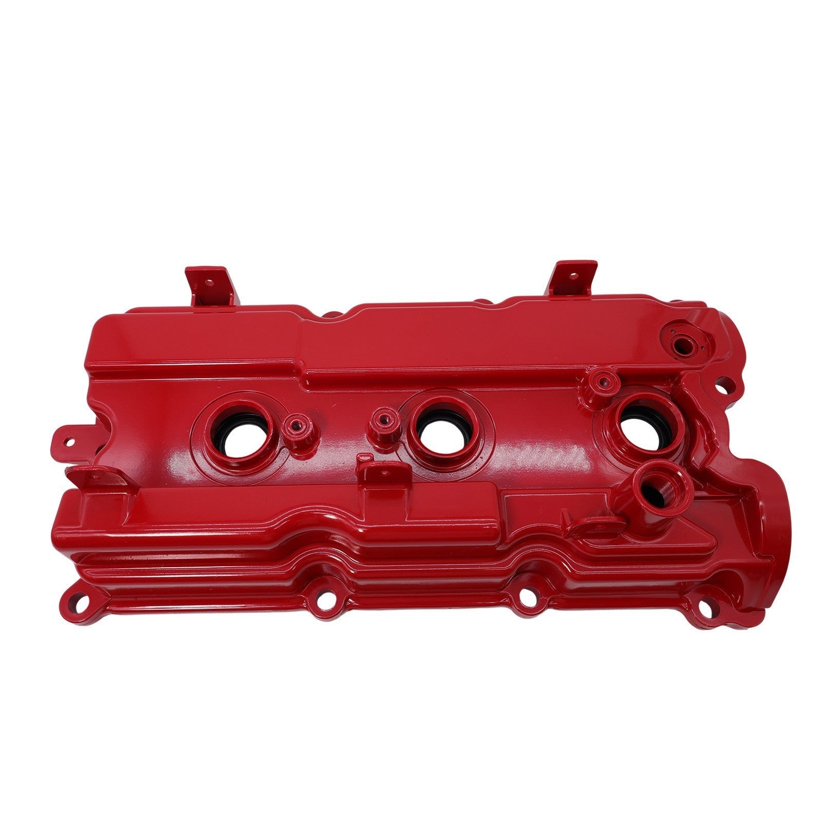 2 Red ALUMINUM Valve Cover Kit for 02-09 NISSAN Altima Maxima Murano Quest 3.5L