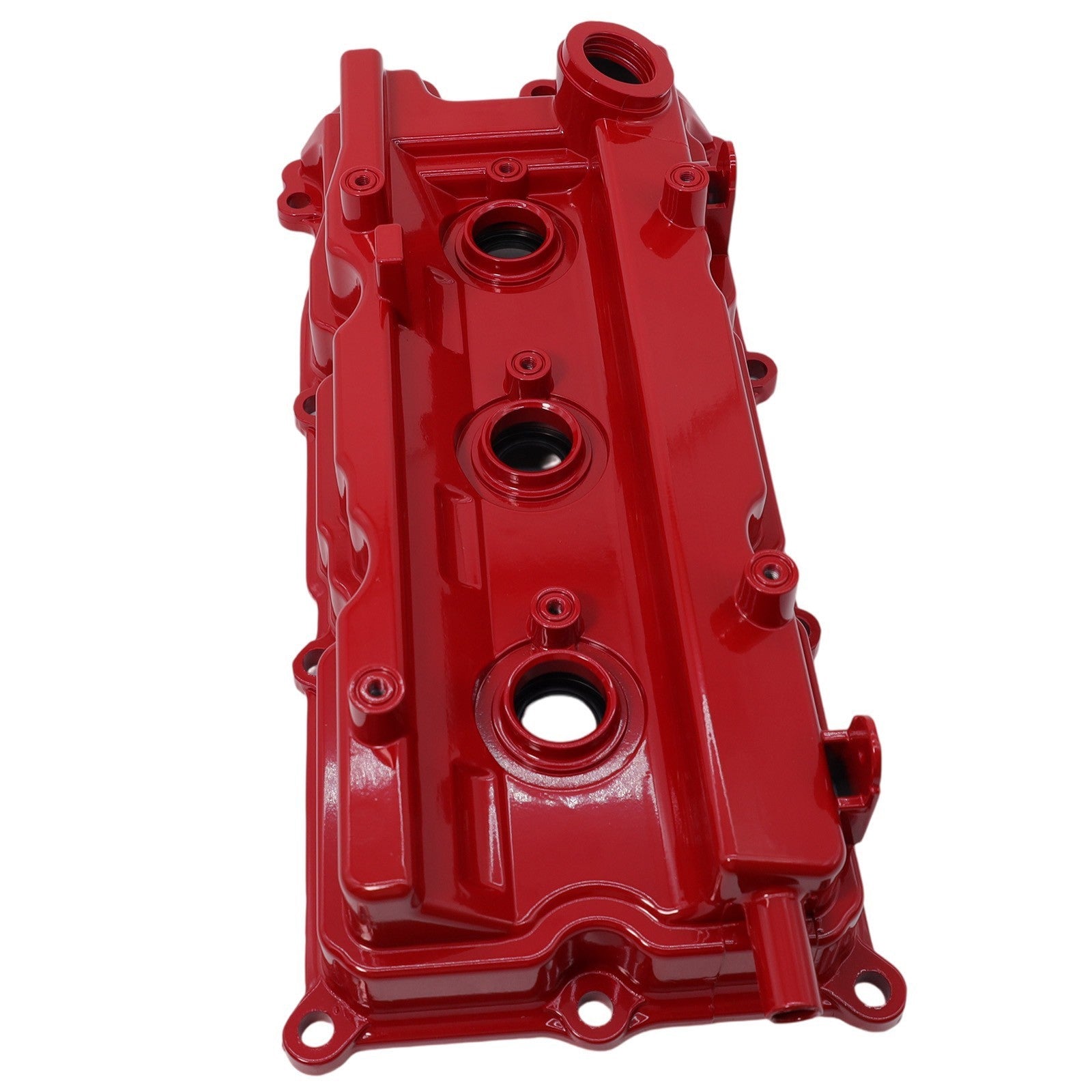 2 Red ALUMINUM Valve Cover Kit for 02-09 NISSAN Altima Maxima Murano Quest 3.5L