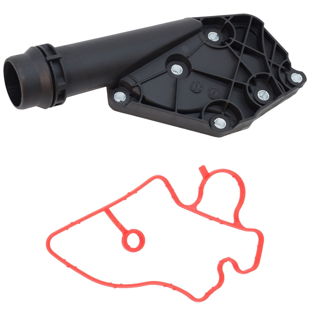Water Pump & Thermostat  Crossover Pipe Kit for (2009) Audi A4 Quattro 3.2L V6