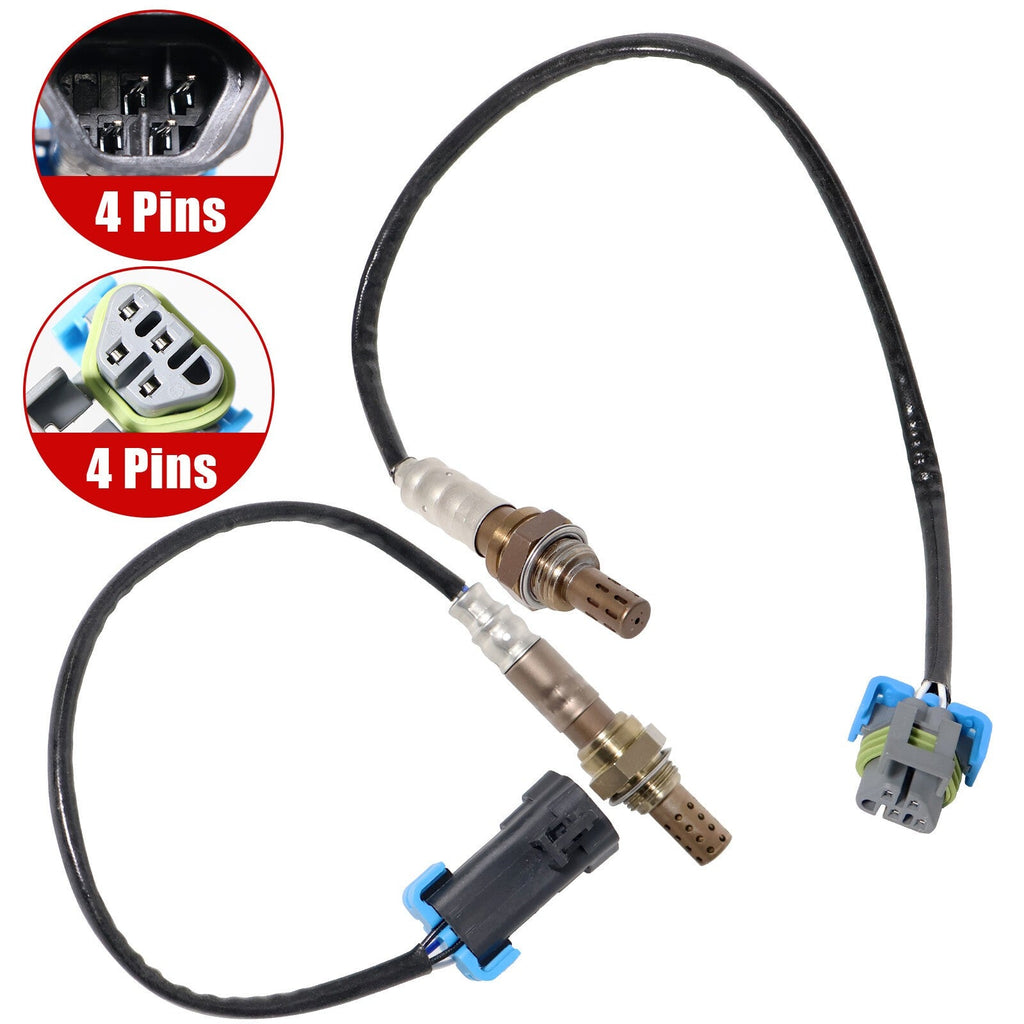 For 2009-2017 Chevrolet Equinox 2pcs UP Upstream Oxygen Sensor 234-4673 234-4251