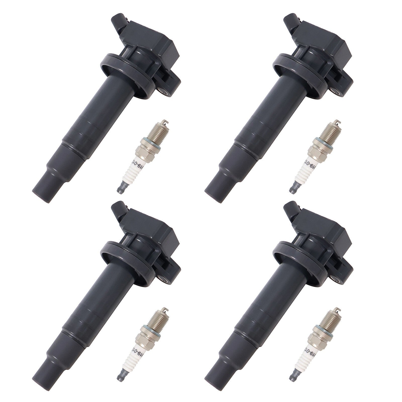4PCS Ignition Coil & Spark Plug for 2000-2008 Toyota Corolla Matrix Celica UF247