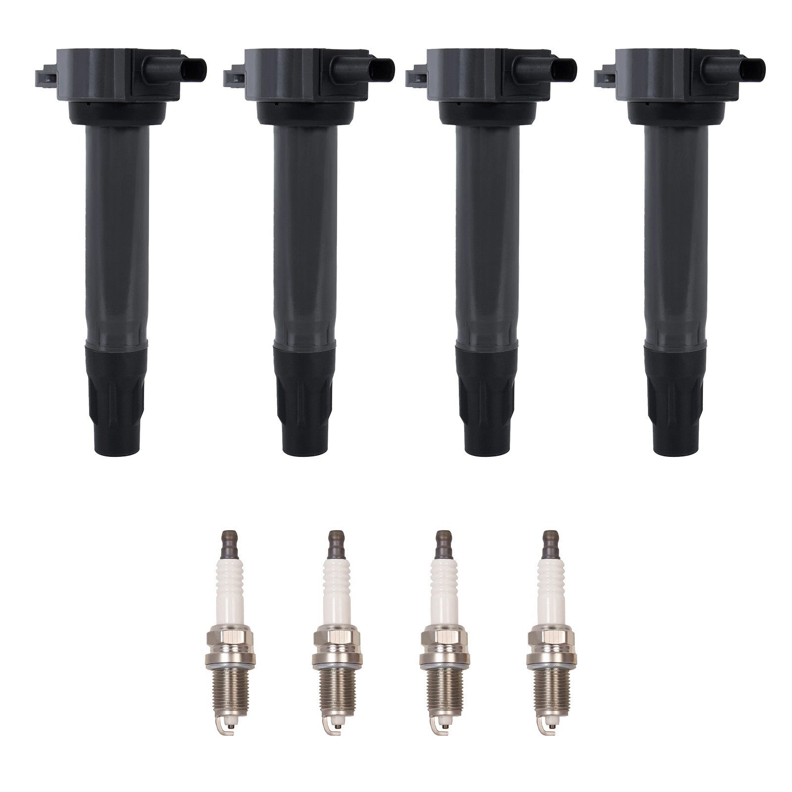 4Pcs for 07-20 Dodge Chrysler Jeep GN10346 Ignition Coil & 4 Iridium Spark Plug