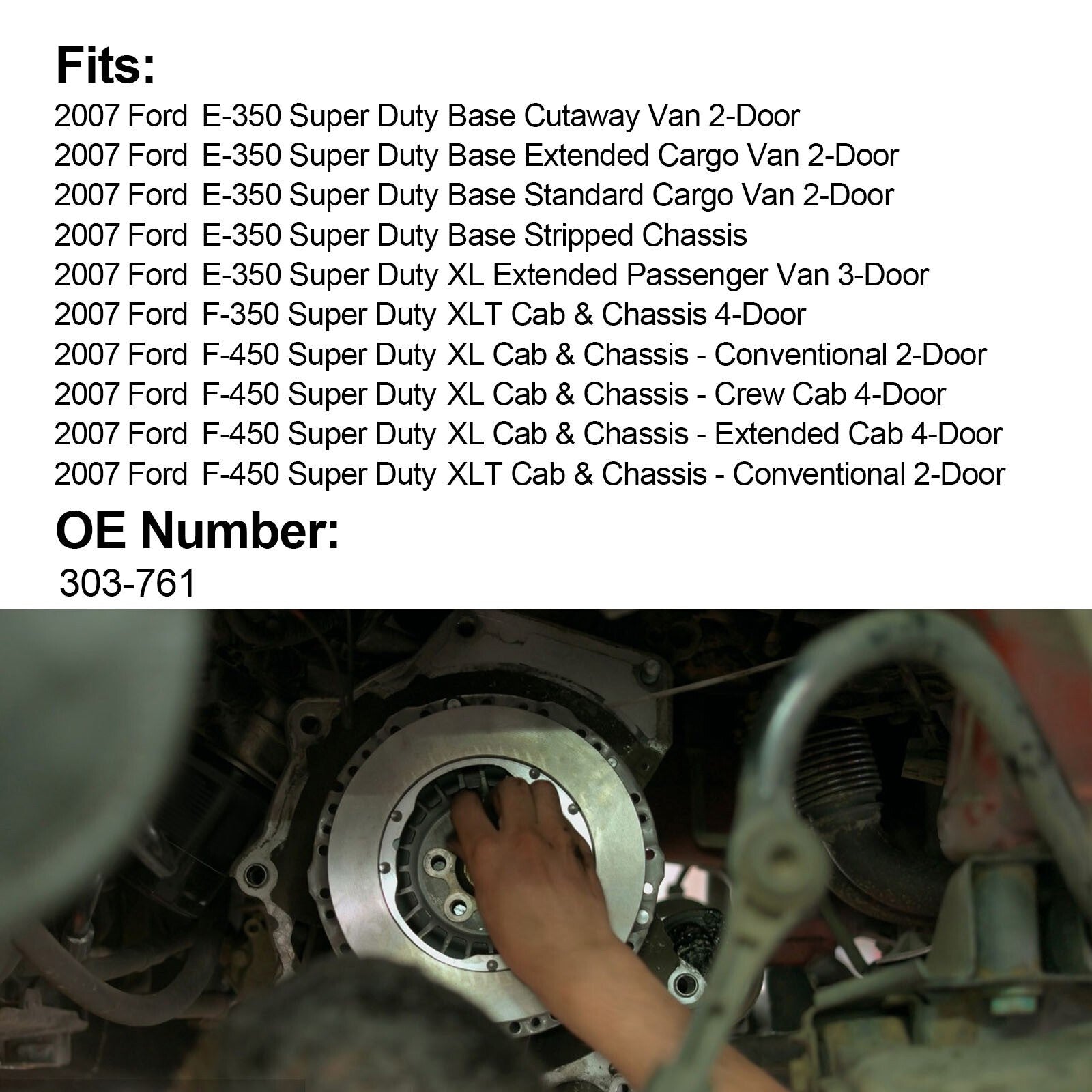 Front Crankshaft Wear Sleeve Installer 303-761 For Ford Powerstroke 6.0L 03-10