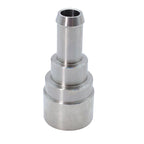 2PCS Heater Core Coolant Hose Connectors For Silverado Tahoe Stainless Steel