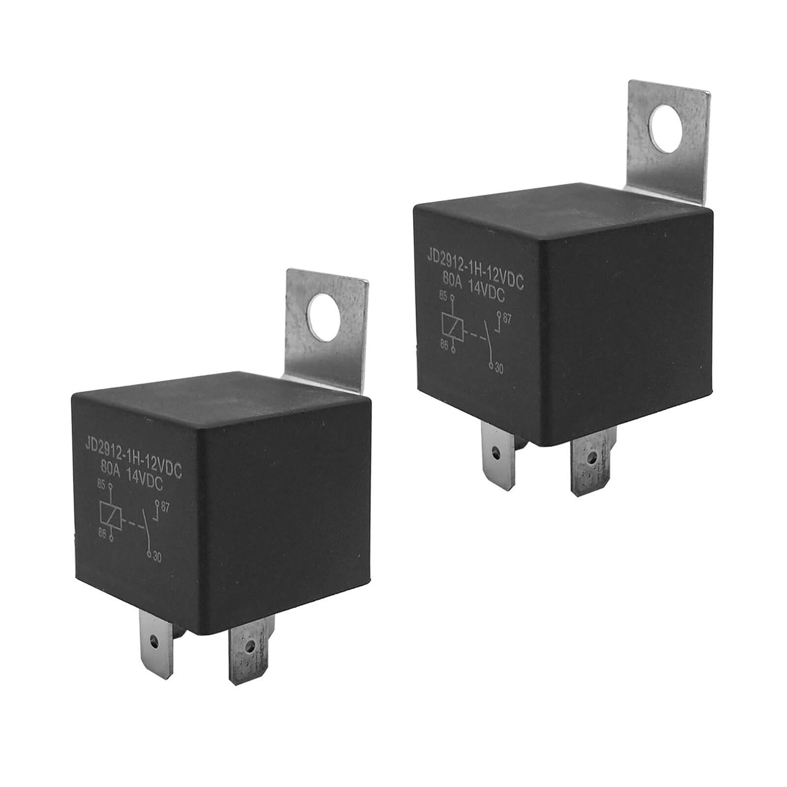 2x Fuel Shut off Solenoid Relay 80A 14V For 94-98 Dodge Cummins 5.9L