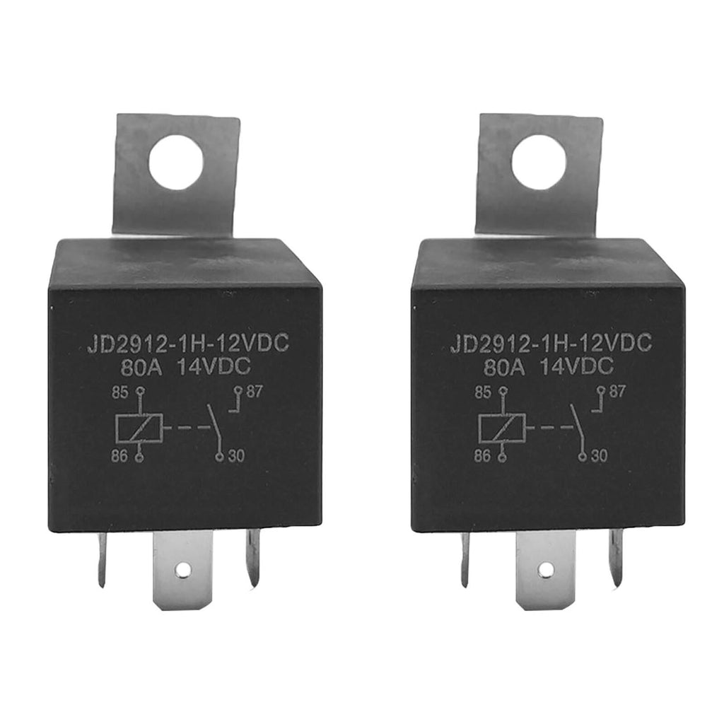 2x Fuel Shut off Solenoid Relay 80A 14V For 94-98 Dodge Cummins 5.9L