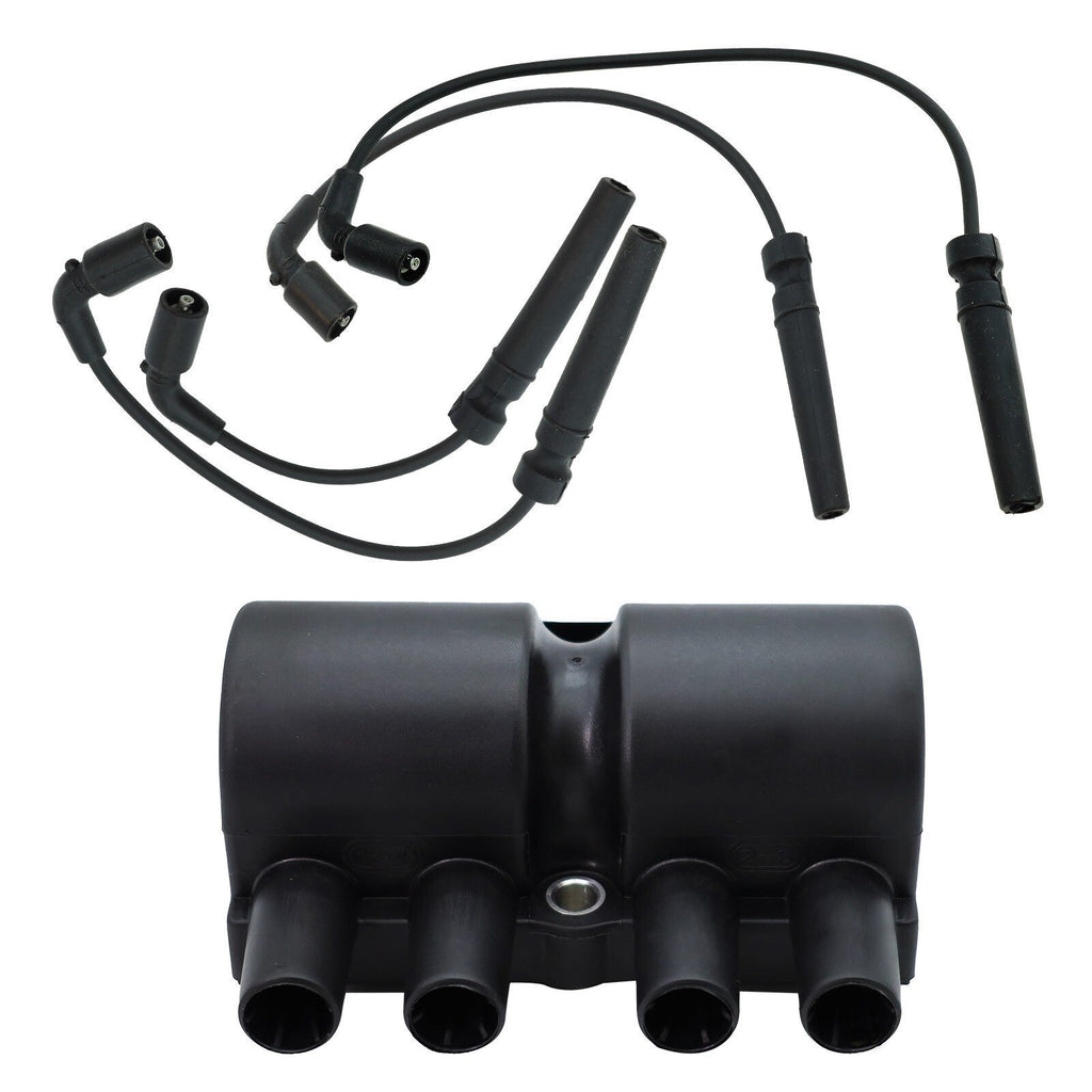 1 X Ignition Coil + Wire Set For 1999-2013 Chevrolet Aveo Pontiac Suzuki UF503
