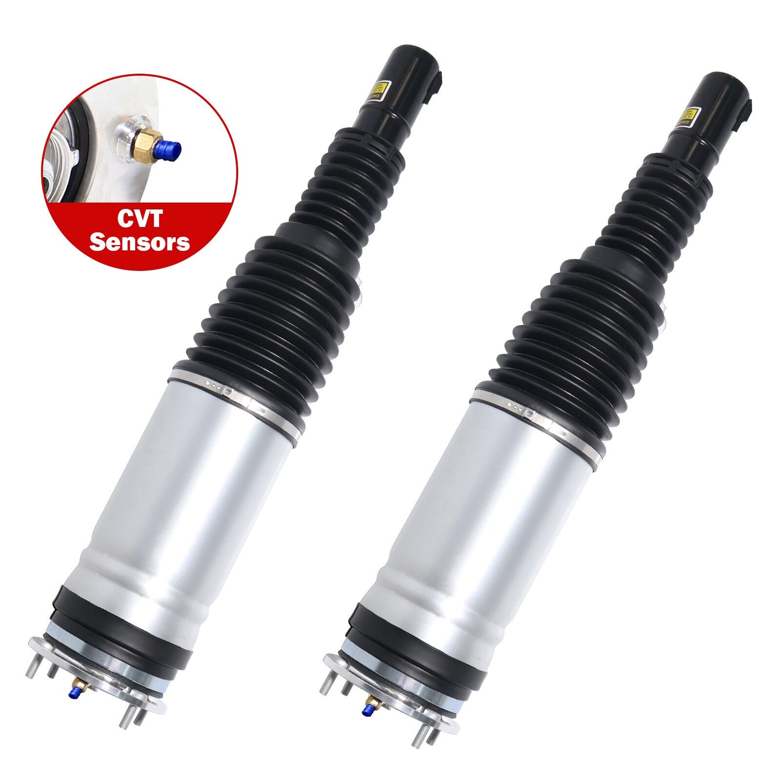 New Pair Front Air Suspension Shock Struts w/CVD For Range Rover L494 12-20