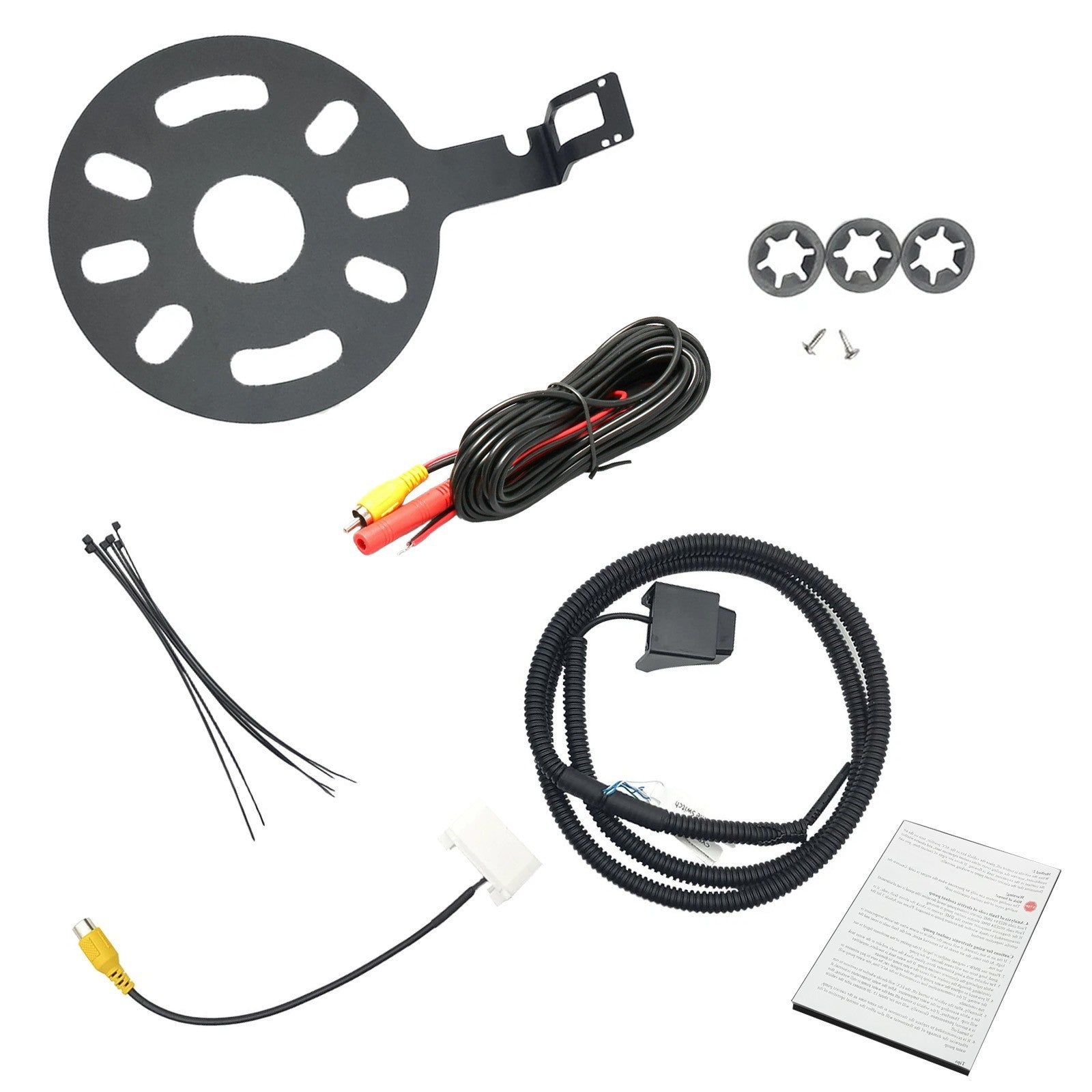 Rear View Camera Backup Camera + Tire Bracket For Jeep Wrangler 2007-2018