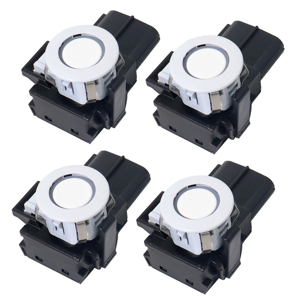 8934148010 4x For Toyota Sienna 11-17 Bumper PDC Parking Sensor + Retainer White