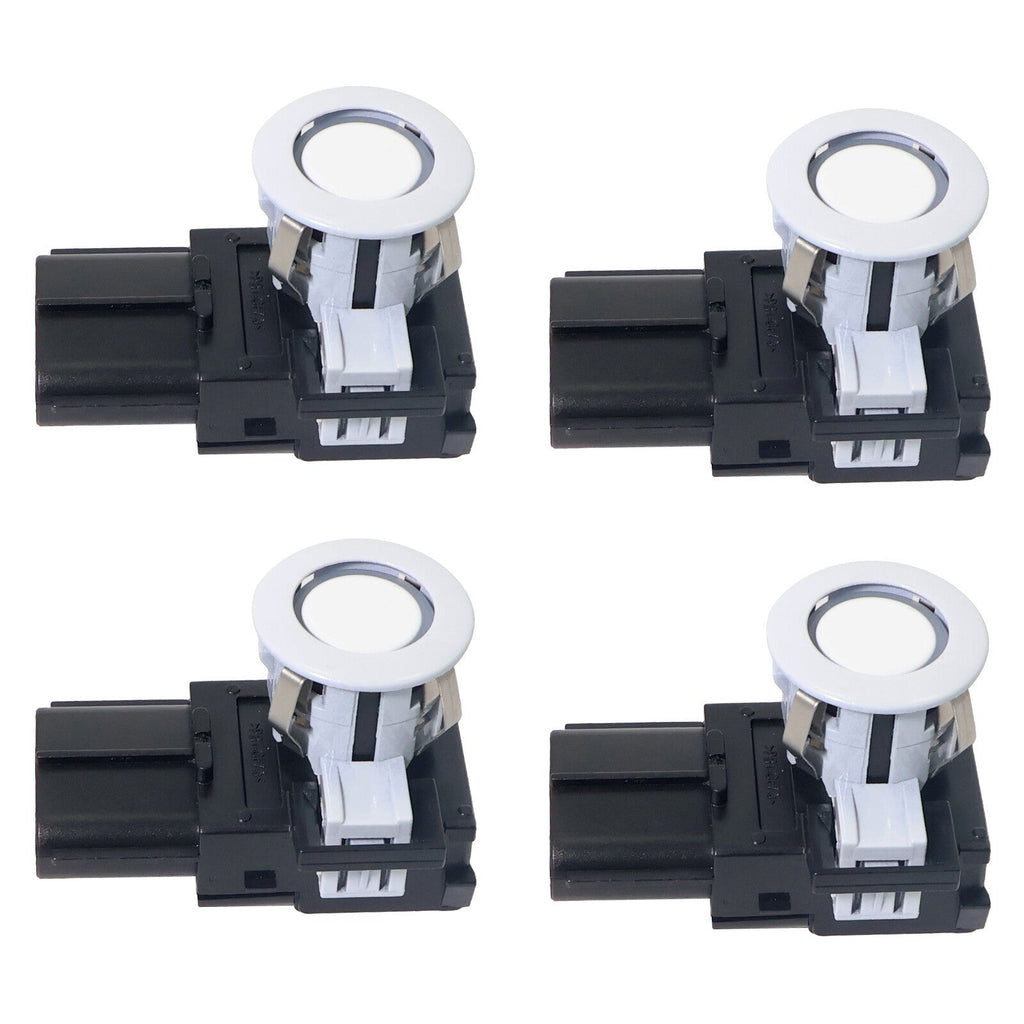 8934148010 4x For Toyota Sienna 11-17 Bumper PDC Parking Sensor + Retainer White
