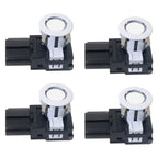 8934148010 4x For Toyota Sienna 11-17 Bumper PDC Parking Sensor + Retainer White