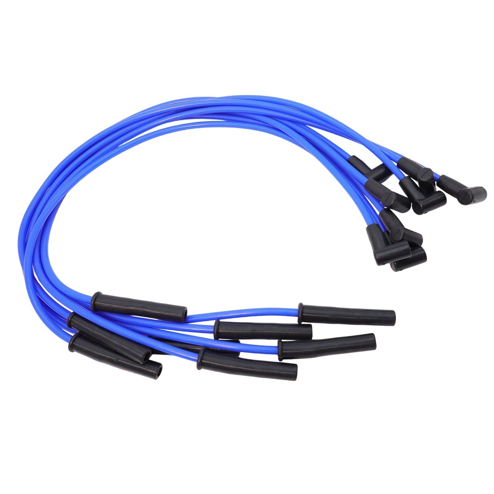 For Ford Big Block FE 351C 8.5 mm 8x Blue HEI Distributors Spark Plug Wire Set