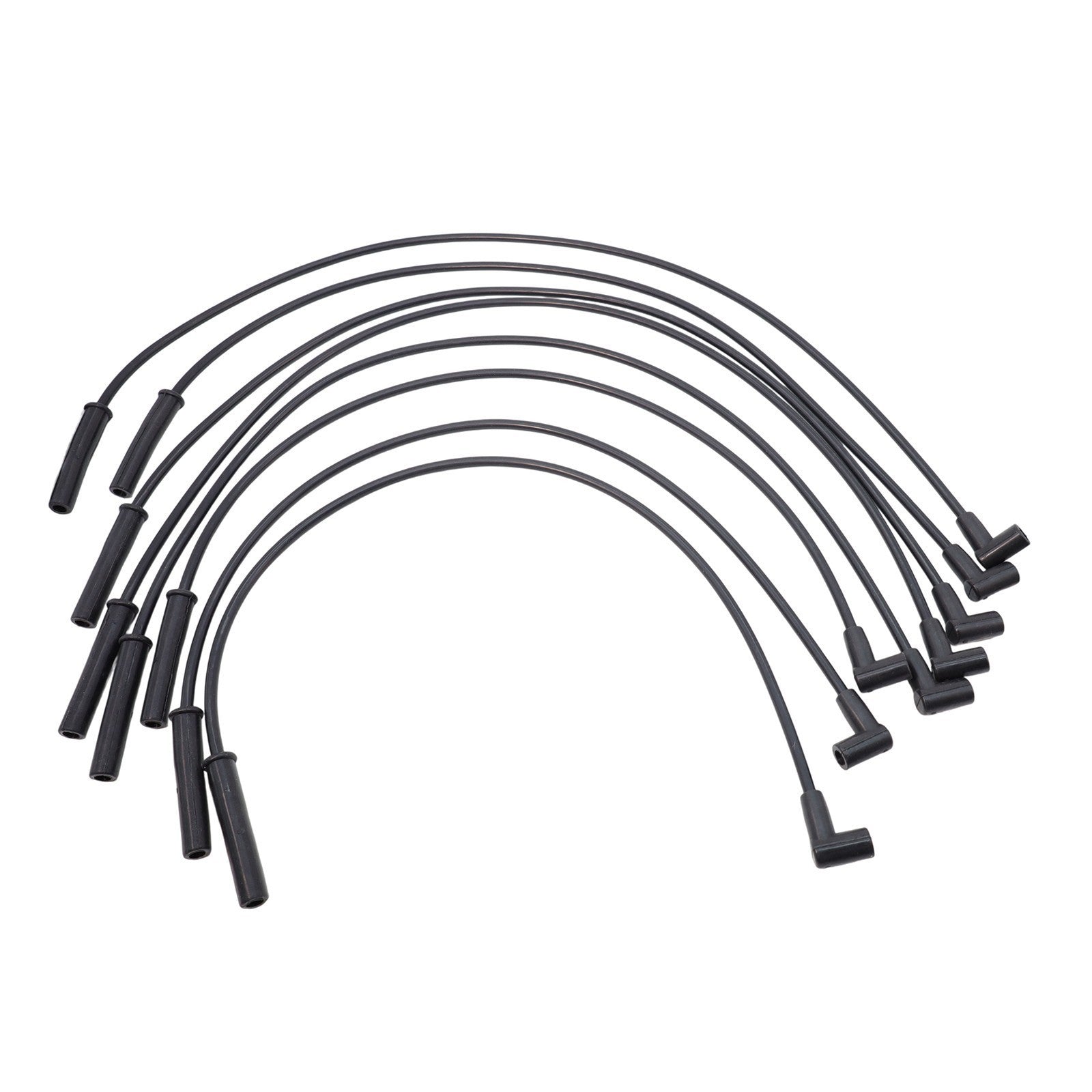 For Ford Big Block FE 351C 8.5 mm 8x Black HEI Distributors Spark Plug Wire Set