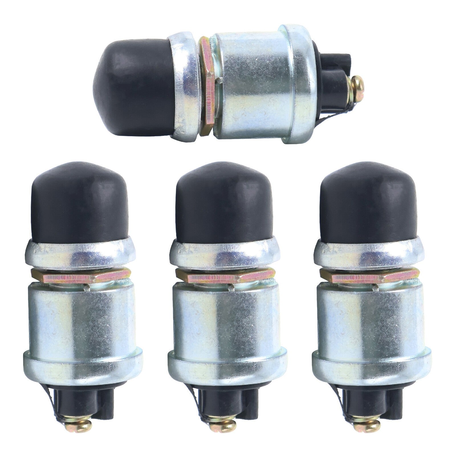 4X Heavy-Duty Start Ignition Momentary Push-Button Starter Switch SSB5 12V