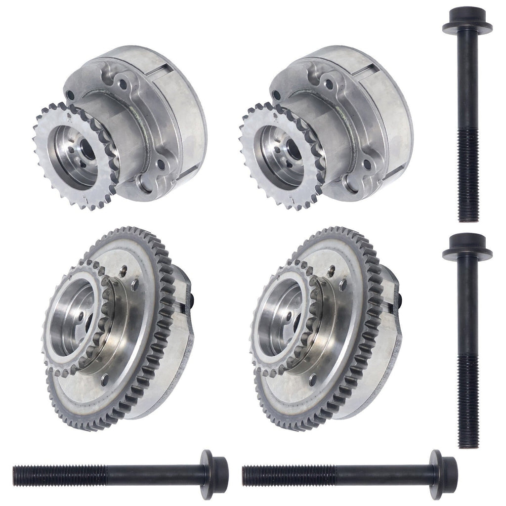 4Pcs Exhaust + Intake VVT Cam Gears with Bolt For Ford Edge F-150 AT4Z6C526B New