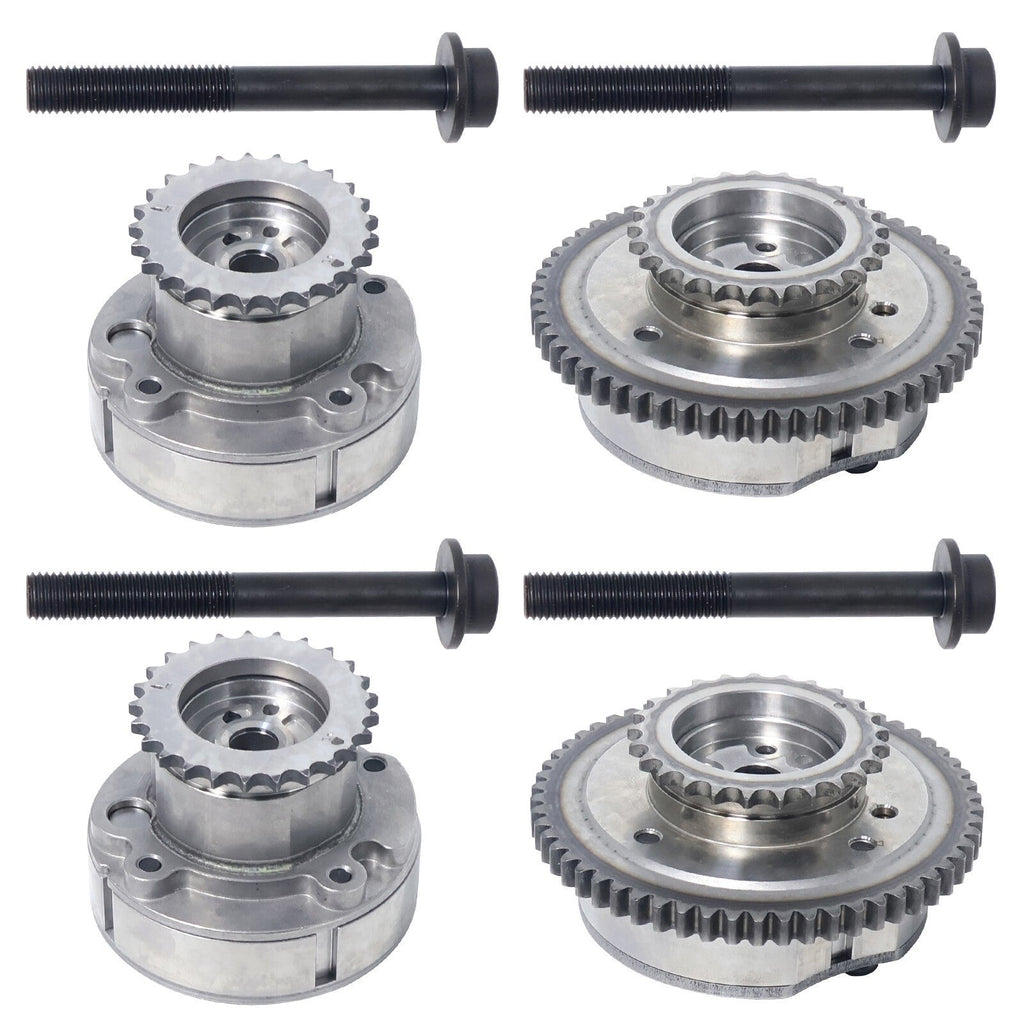 4Pcs Exhaust + Intake VVT Cam Gears with Bolt For Ford Edge F-150 AT4Z6C526B New