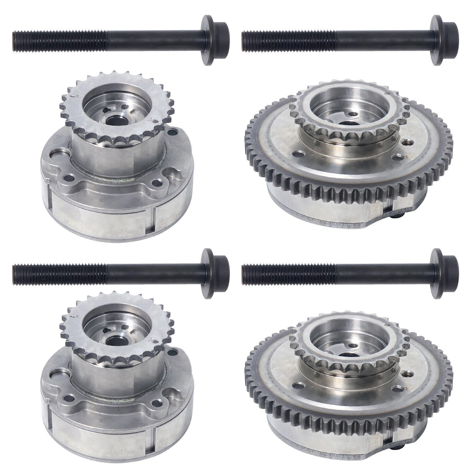 4Pcs Exhaust + Intake VVT Cam Gears with Bolt For Ford Edge F-150 AT4Z6C526B New