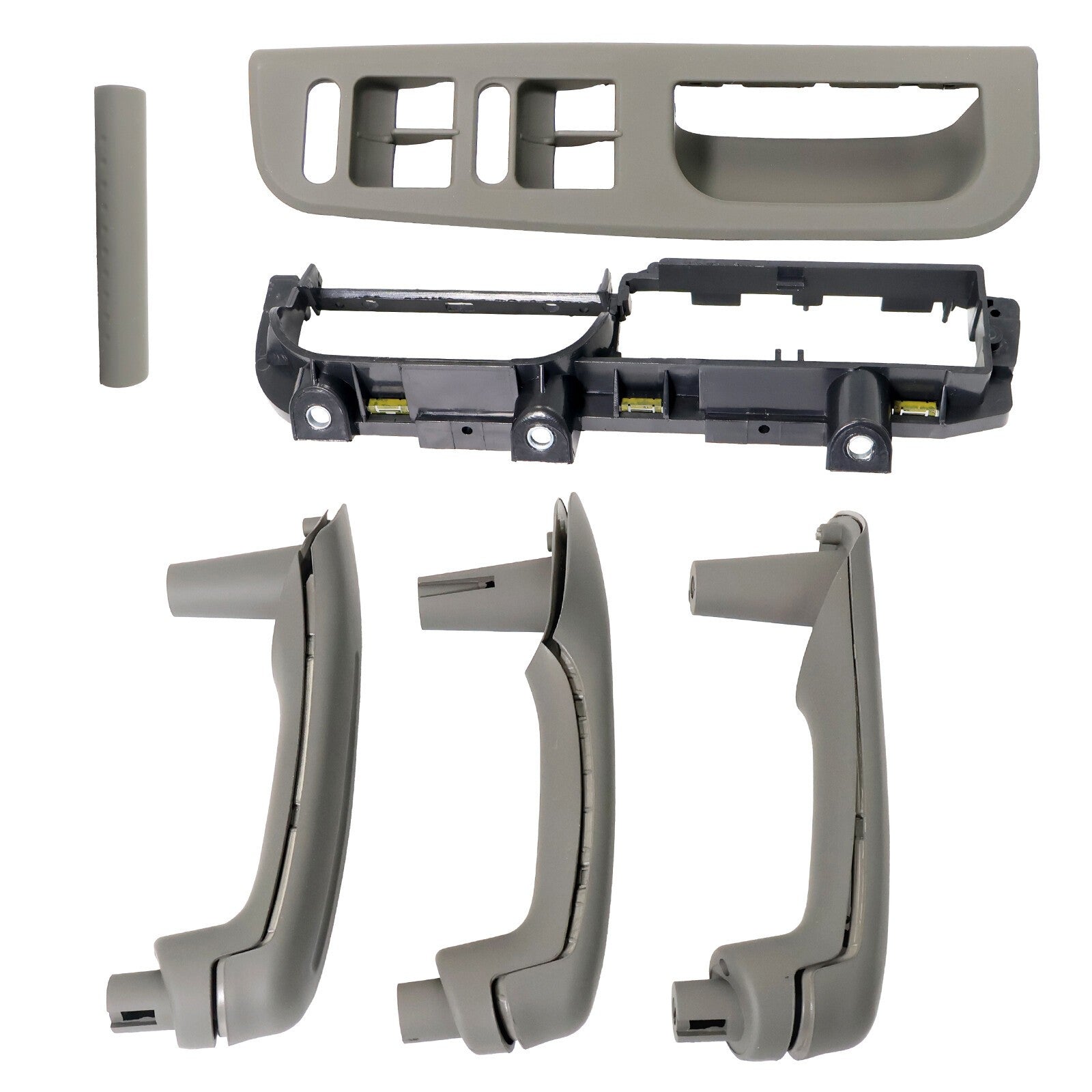 6x Door Grab Handle Cover Switch Bezel for VW Jetta Golf Bora MK4 99-04 LHD Gray