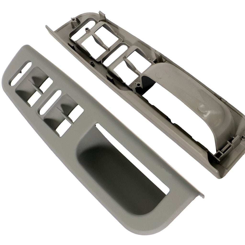 6x Door Grab Handle Cover Switch Bezel for VW Jetta Golf Bora MK4 99-04 LHD Gray