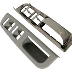 6x Door Grab Handle Cover Switch Bezel for VW Jetta Golf Bora MK4 99-04 LHD Gray