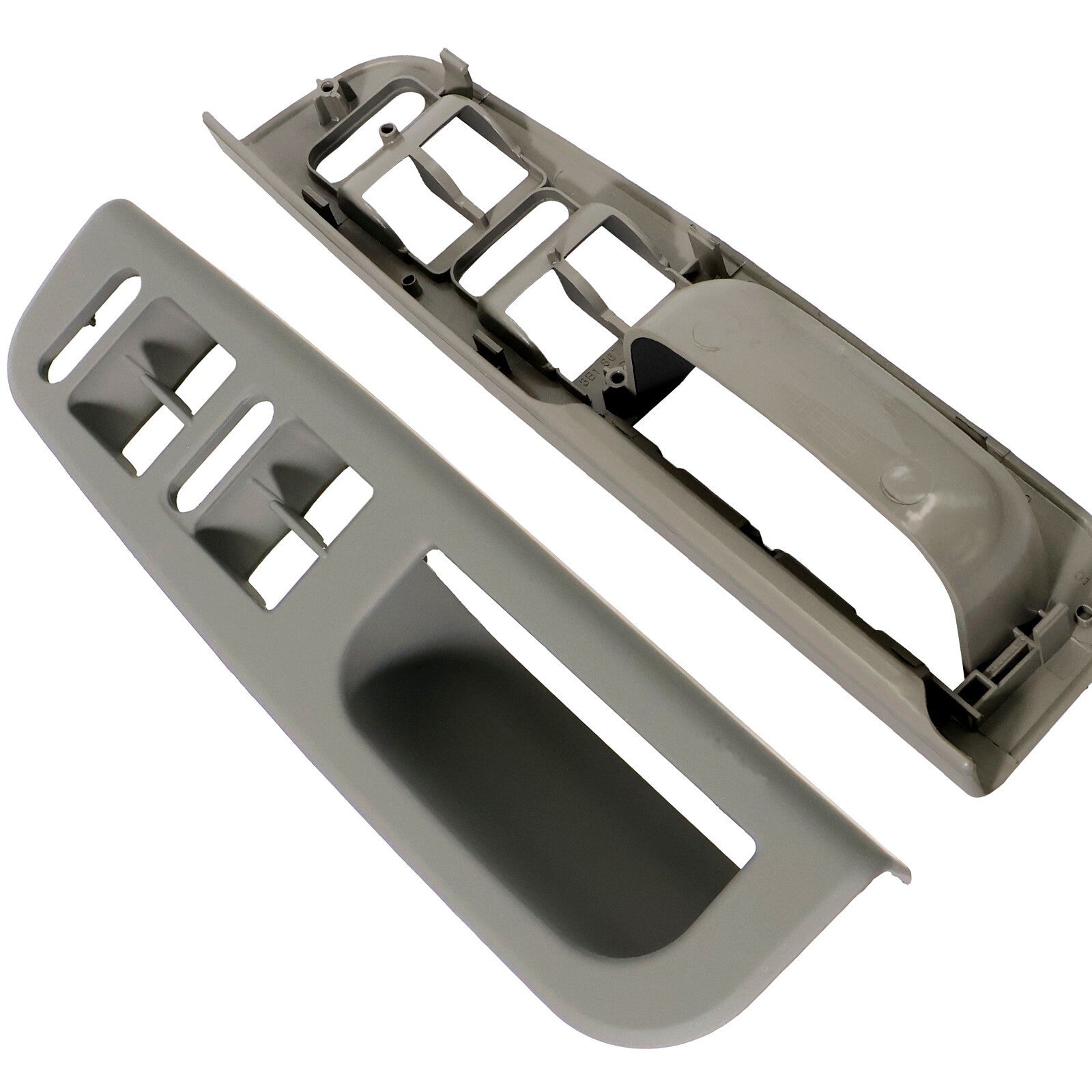 6x Door Grab Handle Cover Switch Bezel for VW Jetta Golf Bora MK4 99-04 LHD Gray