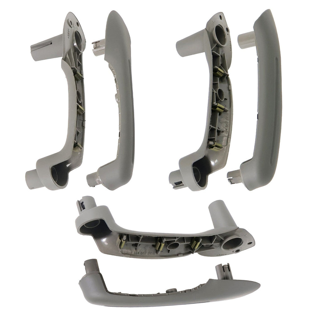 6x Door Grab Handle Cover Switch Bezel for VW Jetta Golf Bora MK4 99-04 LHD Gray
