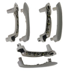 6x Door Grab Handle Cover Switch Bezel for VW Jetta Golf Bora MK4 99-04 LHD Gray